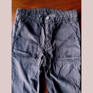 American Eagle Black Cargo Joggers Women's 10 Stretch Utility Pants